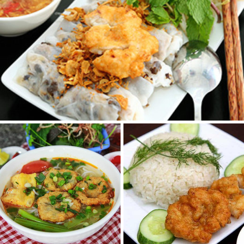 Chả mực giã tay Quảng Ninh kết hợp với nhiều món ăn