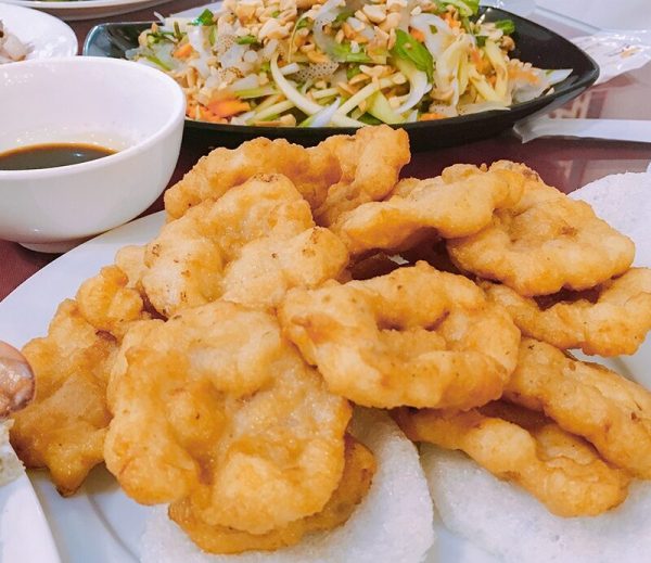 chả mực giã tay quảng ninh