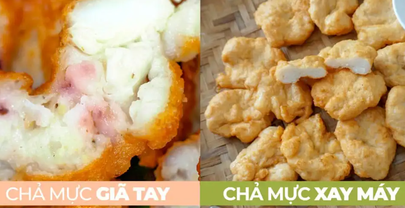 Chả mực giã tay thơm ngon được nhieu thực khách yeeu thích