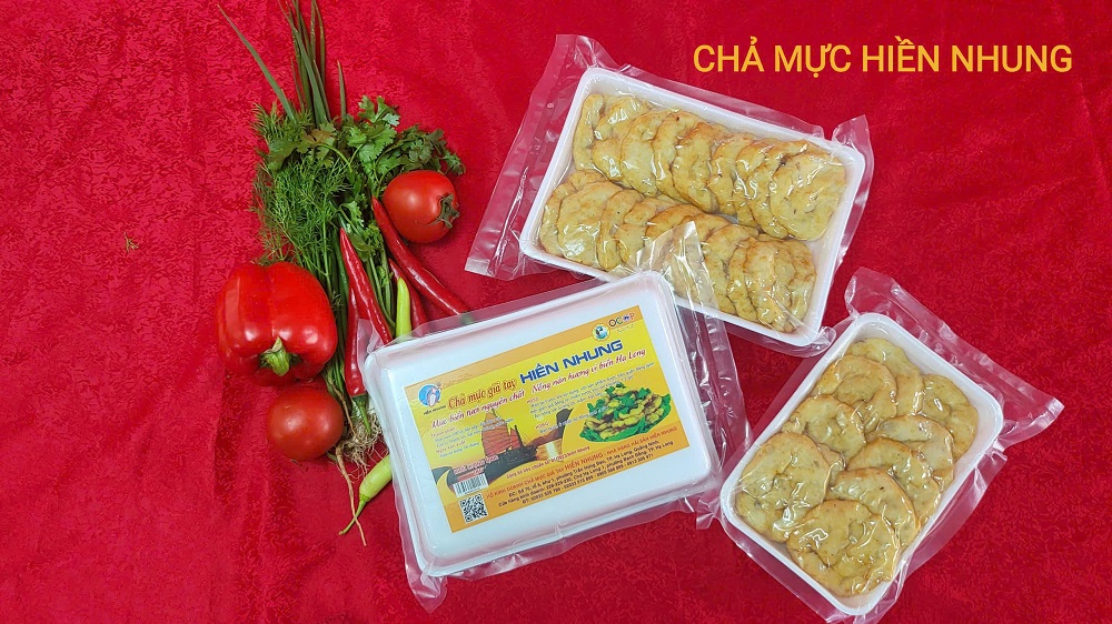 Chả mực hút chân không